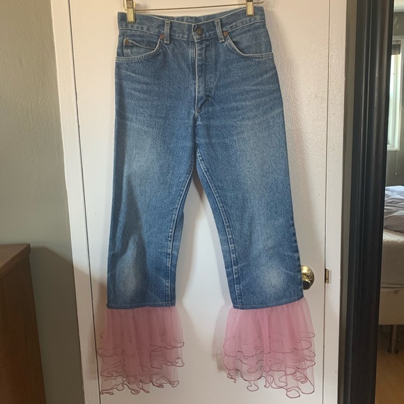 Stickybaby reworked vintage LEE jeans. Not REDONE - Picture 2 of 8